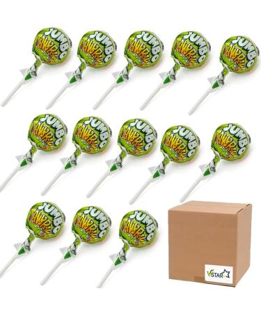Jawbreaker Jumbo Sour Apple lollipop 40 x 35g 30p PMP Full Box - Buy Online on GoSupps.com