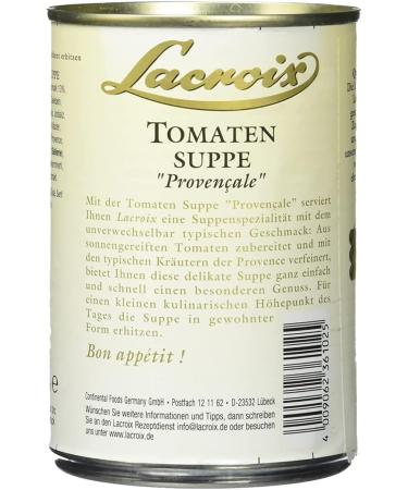  n.v. Lacroix Tomatoes Creamy Soup with Provence Herbs 400 ml Pack of 3 - Buy Online on GoSupps.com