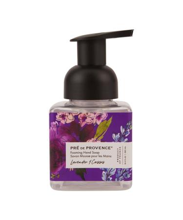 Pre de Provence Le Jardin Collection Scented Foaming Hand Soap Gentle & Moisturizing Infused with Jojoba & Cotton Seed Oils 250 ml Lavender & Cassis Lavender 1 Count (Pack of 1)