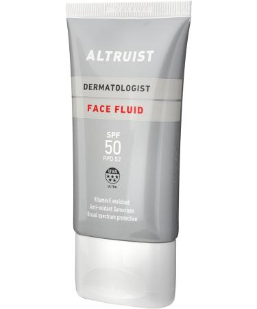 Altruist Dermatologist Sunscreen Fluid SPF50 - Premium Face Protection by Dr. Andrew Birnie - Buy Online on GoSupps.com