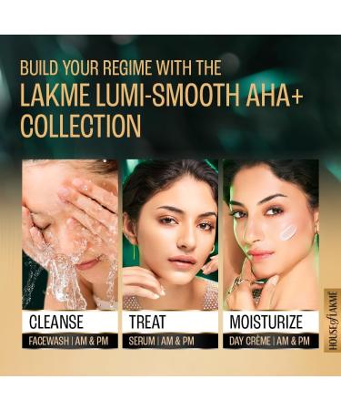 LAK-M Lumi-Smooth Aha+ Facewash 100G | Gel Cleanser with 2% Salicylic & Lactic Acid | Brightening AHA BHA PHA Face Wash for Radiant Skin - Buy Online on GoSupps.com