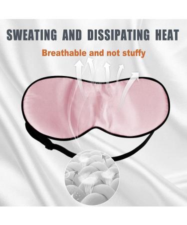Buy Olesilk 2er Set Adjustable Silk Sleep Masks | 100% Mulberry Silk Eye Masks for Men & Women | Travel & Home Use | Pink & Peach | Unisex - Buy Online on GoSupps.com