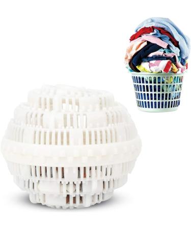 Eco Friendly Laundry Ball Particle White Ceramic Cleanse Boost Wash Pom Ball Pot Washer Magnificent Choice (White) - Buy Online on GoSupps.com