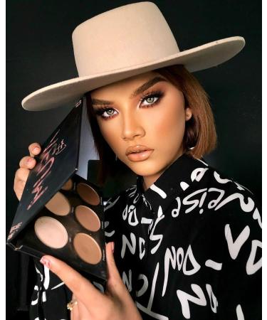 MUBA COSMETICS Universal Contour Palette - 6 Shades Face Makeup Kit for Flawless Contouring - Ideal Contour Powder Palette for Women - Buy Online on GoSupps.com