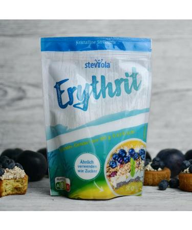 Shop Steviola Erythritus White 500g - Premium Natural Sweetener | International Shipping Available - Buy Online on GoSupps.com