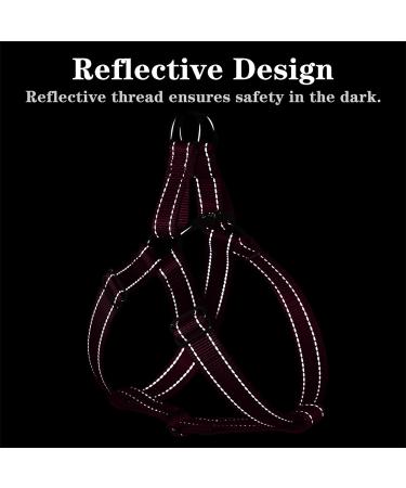 Plutus Reflective Step-In Dog Harness | Adjustable & Secure | Metal Buckles | Easy-Walk | Hot Pink | Medium - Buy Online on GoSupps.com
