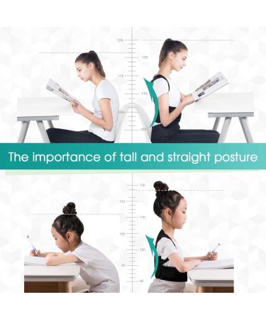 Kids & Teens Posture Corrector | Adjustable Upper Back Brace with Shoulder Pads for Kyphosis & Humpback Correction - Buy Online on GoSupps.com