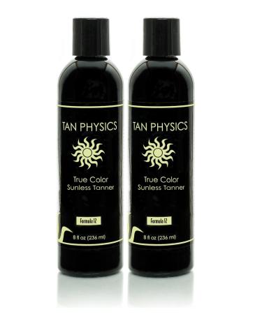 Lot of 2 Tan Physics True Color Sunless Self Tanner Tanning Lotion Tan Physics (2 Pack)