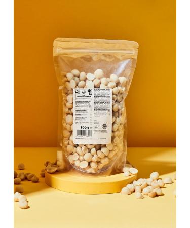KoRo - Organic roasted and salted macadamia nuts 500 g