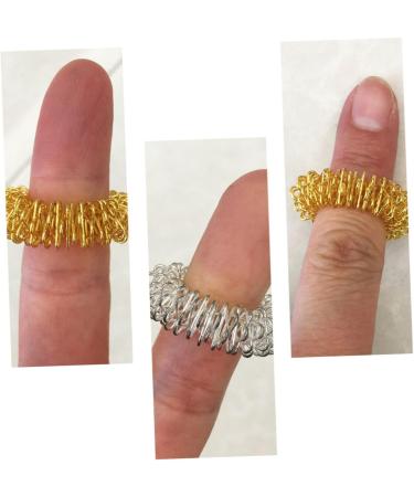 Homsfou 20-Pack Finger Massage Rings | Sensory Acupressure Toys for Children | Mini Health Tool for Relaxation & Stress Relief - Buy Online on GoSupps.com