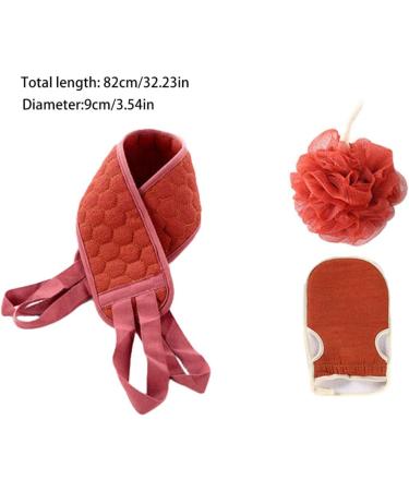 Shop NOLITOY 9-Piece Bath Set: Back Scrubber Loofah Towel & Mitt - Premium Body Care for a Spa Experience at Home - Buy Online on GoSupps.com