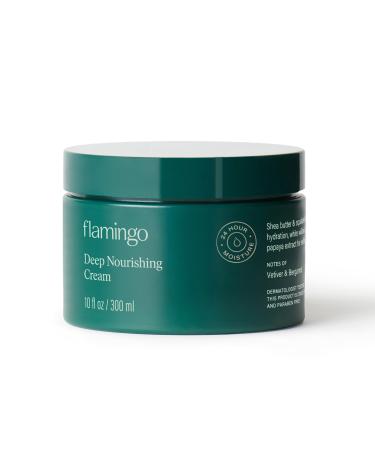Flamingo Deep Nourishing Cream for Women - 24 Hour Moisturizing Body Cream for Dry Skin - 10 fl oz