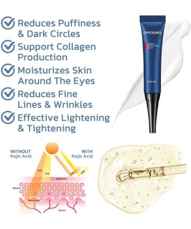 OPENEYES Awaken Peptide Lifting Eye Gel Home Awaken Peptide Depuffing Eye Gel OPENEYES Peptide Eye Gel Lifting Firming Anti-wrinkle Eye Tightener Eye Gel for Dark Circles and Puffiness (2PCS) - Buy Online on GoSupps.com