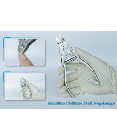 SMI Nail Tongs & Footnail Pliers - Stainless Steel Toenail Scissors & Clippers for Ingrown & Thick Nails - Includes Case - Buy Online on GoSupps.com