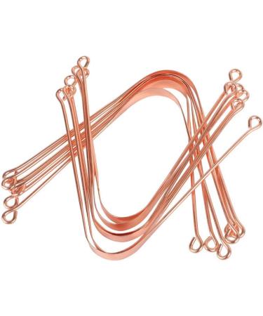 Set of 12 Pure Copper Tongue Cleaners - Ayurvedic Oral Care Scraper for Men and Women - Buy Online on GoSupps.com