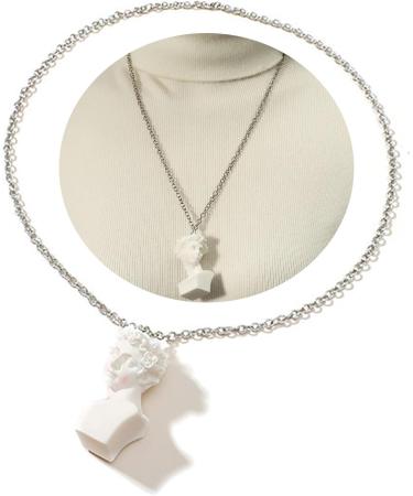 Oralgos Fashionable Sculptural Necklace | Unique Statement Jewelry for Women & Girls | Stylish Sweater Chain - Buy Online on GoSupps.com