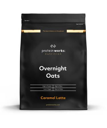 THE PROTEIN WORKS Overnight Oats | High Protein Breakfast | Low Sugar Snacks | Low GI Oats | THE PROTEIN WORKS | Caramel Latt