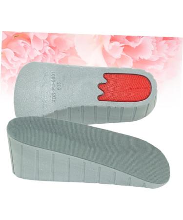 FOMIYES Height Increase Insoles - Non-Slip Shoe Lift Cushion Pads for Comfort & Support | Heightening Inserts in Grey 11.5x8cm - Buy Online on GoSupps.com