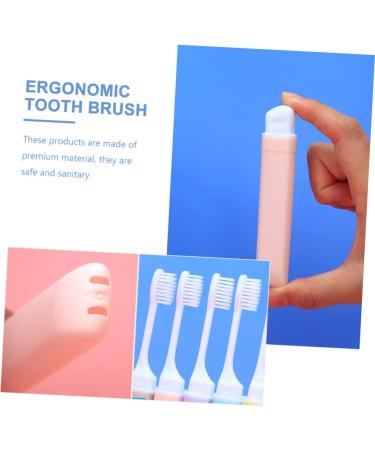 Beaupretty 5-Piece Foldable Travel Toothbrush Set - Durable & Practical Portable Toothbrush for Camping & Home Use - Buy Online on GoSupps.com