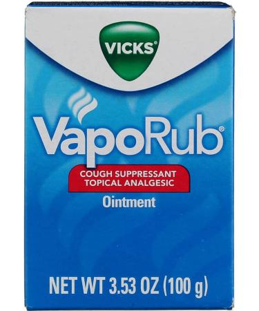 Vicks VapoRub Ointment 3.53 Oz Jar - Soothing Relief (1 Jar) - Buy Online on GoSupps.com