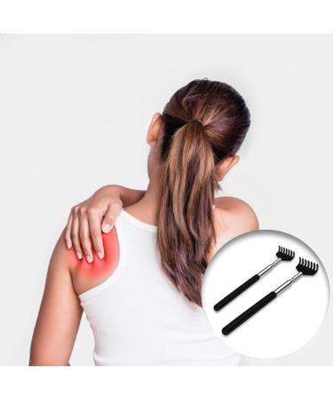 2-Pack Stainless Steel Extendable Back Scratchers for Friends & Family - Durable & Unbreakable - Buy Online on GoSupps.com