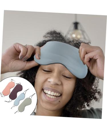 4Pcs Double-Sided Silk Night Mask for Adults | Sleep & Eye Protection Goggles - Buy Online on GoSupps.com