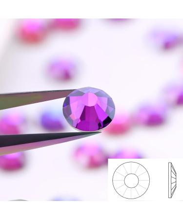 Buy 576 PCS Purple Velvet Rhinestones for Nails - SS30 Nail Crystals & Gems | Yhmq - Buy Online on GoSupps.com