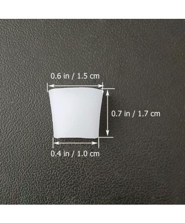 POPETPOP Silicone Toe Separator Sleeves - 10pcs Protectors for Overlapping Toe, Bunion Spacer Alignment Corrector - Buy Online on GoSupps.com