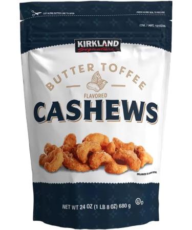 RKBROTHERS Kirkland Signature Butter Toffee Cashews 680g (Pack of 2) - Buy Online on GoSupps.com