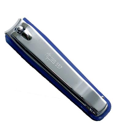 Nippes Solingen Toenail Nail Clippers with Nail Collector 557E For Clipping Cleaning & Filing 8 cm
