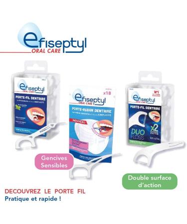 Buy Efiseptyl Dental Floss - Extra Strong 48 Pieces | Best International Shipping - Buy Online on GoSupps.com