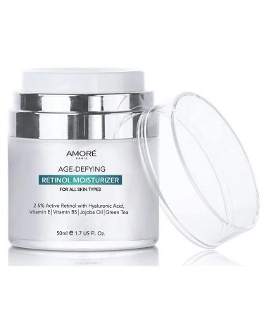 Retinol 2.5% High Potency Anti-Aging Moisturizer Cream (1.7 Fl. Oz.) Silver - Buy Online on GoSupps.com