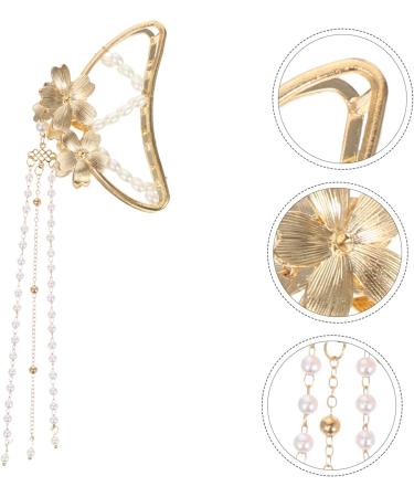 DOITOOL Hairpin Claw Barrettes for Girls Pearl Hair Clips French Hair Clips Celluloid French Design Barrettes Non- Slip Ponytail Holder Girls Tiara Mermaid Zinc Alloy Dense Woman - Buy Online on GoSupps.com