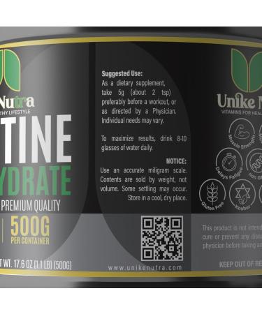 Buy Pure Micronized Creatine Monohydrate Powder | Enhance Muscle Mass & Performance | Halal Kosher Vegan Keto Friendly | Unflavored - Shop Internationally - Buy Online on GoSupps.com