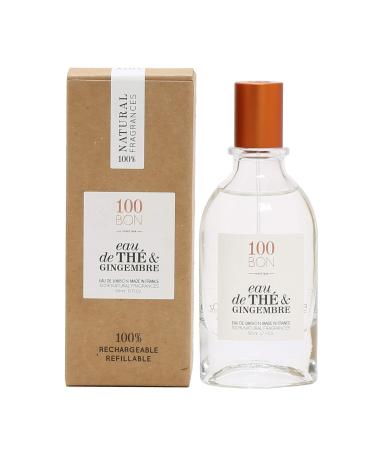 100BON Eau De The & Gingembre Tea & Ginger Fragrance for Women & Men Energizing Organic Fragrance - Sweet Citrus & Spicy Notes Fragrance - 100% Natural Fragrance Spray 33.8 Fl Oz Fragrance 1.7 Fl Oz (Pack of 1)
