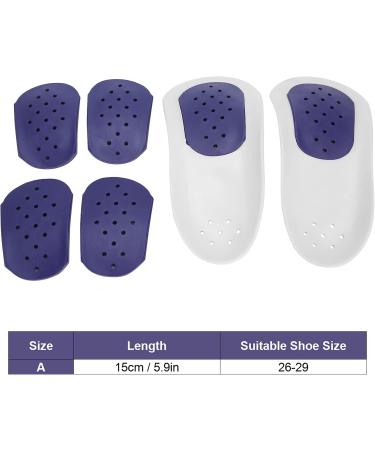 Arch Support Insoles Comfort Relieve Pressure Pain Reusable Multiple Sizes Shoe Insoles with Four Replacement Pads for Running for Walking(A) - Buy Online on GoSupps.com