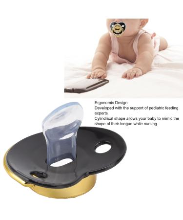 Bling Pacifier with Chain Clip | Ergonomic PP-Silicone | Stylish for Babies 6-18 Months | Perfect for Baptisms & Special Occasions - Buy Online on GoSupps.com