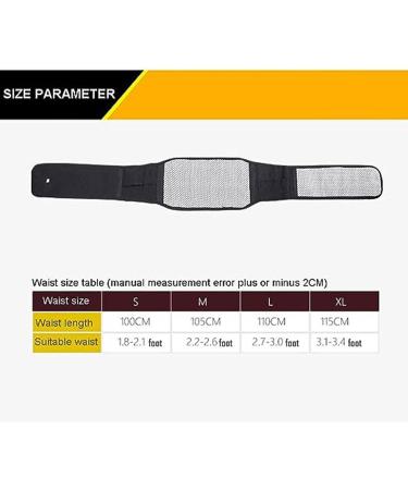Buy Tylxayoxa Self-Heated Turmaline Girdle with 4-Plate Magnet for Back Support | Size L - International Shipping Available - Buy Online on GoSupps.com