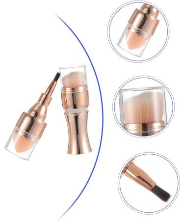 minkissy 1pc 4 in 1 Makeup Brush Eyeshadow Brush Bronzer Round Powder Brush Foundation and Powder Brush Liquid Foundation Brush Good Travel Plastic Eyeliner Brush Dropshipping - Buy Online on GoSupps.com