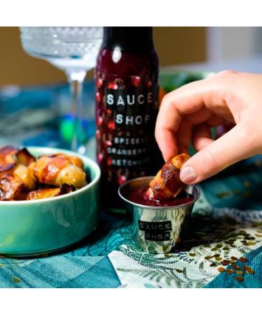 Sauce Shop Christmas Condiments Duo Gift Set - Spiced Cranberry Ketchup and Brussels Sprout Ketchup 260g each - Buy Online on GoSupps.com