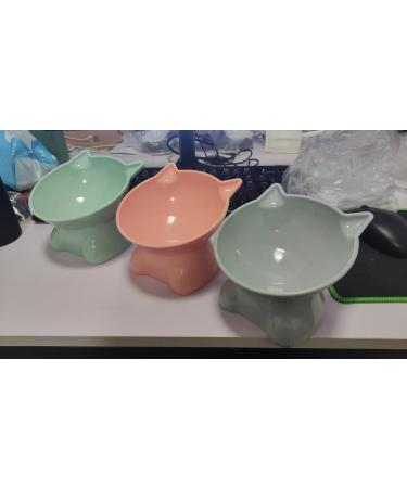 3 PCS Raised Cat Bowl Elevated Cat Feeding Bowls with Stand Tilted Pet Dog Cat Bowl Anti-Tipping Anti Vomit Cat Food Bowl Feeding Water Bowl Cat Dishes 15 Tilted Raised Cat Feeder - Buy Online on GoSupps.com
