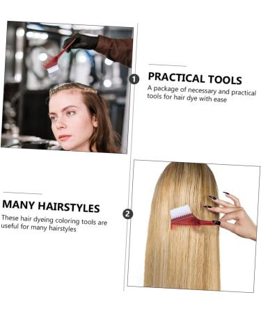 Ipetboom Hair Coloring Products Set Hair Color Kit Plastic Apron Hair Dye Hair Coloring Brush - Buy Online on GoSupps.com