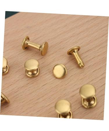 NUOBESTY 40 Sets Rivet Helix Stud Digital Food Scale Studded Belt Studs for Leather Repair Double Sided Brass - Buy Online on GoSupps.com