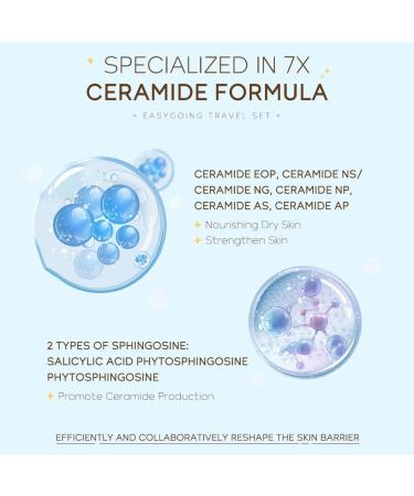 Travel Skin Care Kit Mini Brightening Skin Care Kit for Teens Girls Women Avocado Oil Facial Skin Care for Daily Moisturizing with - Buy Online on GoSupps.com