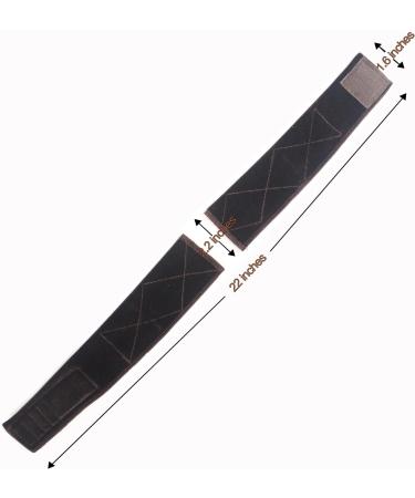 Elastic Wig Grip Headband for Women's Wigs and Scarves - Non-Slip Thinner Velvet Band (2-Brown) - Buy Online on GoSupps.com
