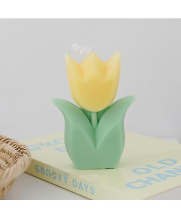 Tulip Flower Aromatherapy Candle - Perfect for Valentine's Day Weddings & Birthdays | International Shipping Available - Buy Online on GoSupps.com