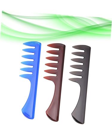 minkissy 3pcs Hair Spary Comb Hairdressing Accessories Fork Comb Hair Comb Combs Styling Comb for Men Plane Man Big Back M As Shown - Buy Online on GoSupps.com