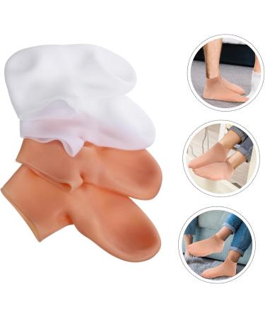 Ipetboom 2 Pairs Exfoliating Moisturizing Socks Foot Moisturizer for Dry Cracked Heel Moisturizing Socks Sleep Socks Nail Monomer Dish Cosmetic Girl Child High Heels Sebs Spa 23x9.5cm - Buy Online on GoSupps.com