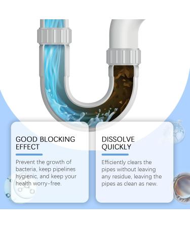 Pipe Dredging Agent Pipe Unblocking Cleaner Powerful Drainage Unblocking Cleaner (2pcs) - Buy Online on GoSupps.com