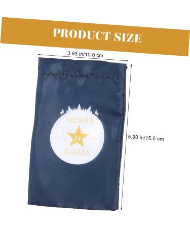 PRETYZOOM 96 Pcs Christmas Bag Advent Calendar Bags Candy Hanging Bags Christmas Hanging Bag Wooden - Buy Online on GoSupps.com